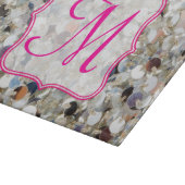 Stapel van Glitter Monogram Glas Snijplank (Hoek)