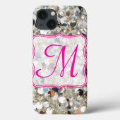 Stapel van Glitter Monogram IPAD Case (Achterkant)