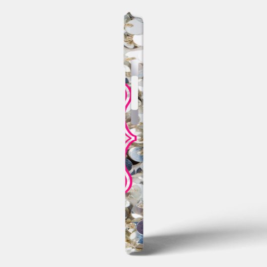 Stapel van Glitter Monogram IPAD Case (Achterkant / Links)