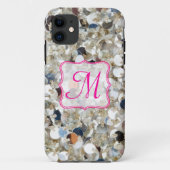 Stapel van Glitter Monogram IPHONE 5 Hoesje (Achterkant)