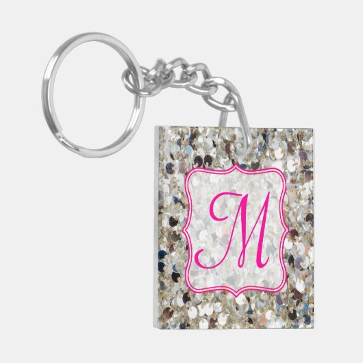 Stapel van Glitter Sleutelhanger (Voorkant Links)
