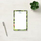 Stapel van groene pittige paprika's post-it® notes (Kantoor)