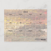 Stapel van het Briefkaart van de Kalender van Boek (Achterkant)