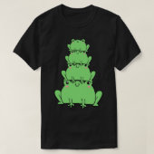Stapel van Kikkers Grappig T-shirt (Design voorkant)