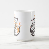 Stapel van kitty katten grappige Schattigee katten Koffiemok (Center)