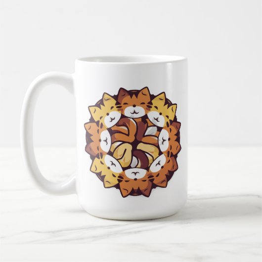 Stapel van kitty katten grappige Schattigee katten Koffiemok (Links)