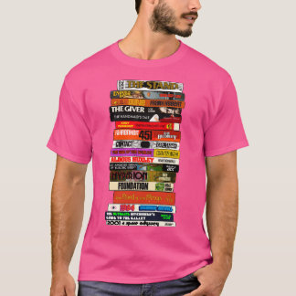 Stapel van sciencefictionboeken t-shirt