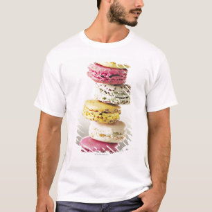 Stapel van trillende macaroons t-shirt