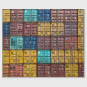 Stapel van vrachtaanhangwagen cadeaupapier (Vlak)