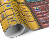 Stapel van vrachtaanhangwagen cadeaupapier (Rol Hoek)