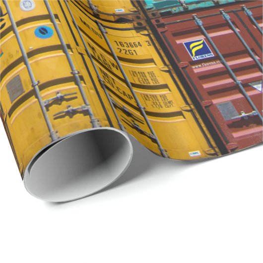 Stapel van vrachtaanhangwagen cadeaupapier (Rol Hoek)