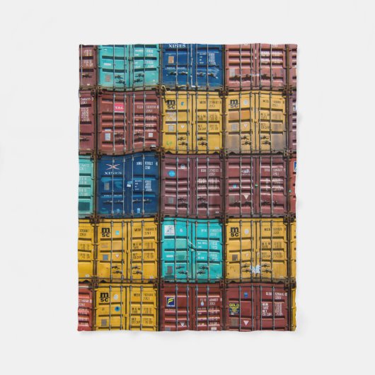 Stapel van vrachtaanhangwagen fleece deken (Voorkant)
