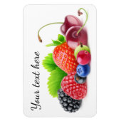 Stapel verse bessen magneet (Verticaal)