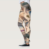 Stapel Vintage Foto's Leggings (Links)