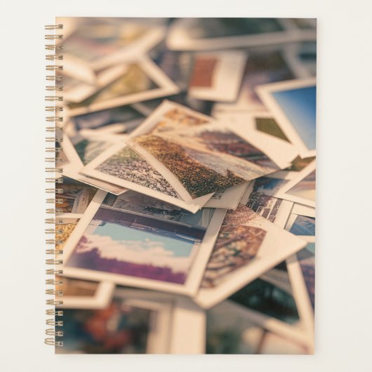 Stapel Vintage Foto's Planner (Voorkant)