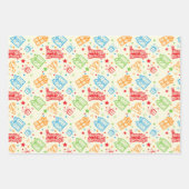 Stapel voor het invullen van driemaandelijkse vell inpakpapier vel (Voorkant 3)