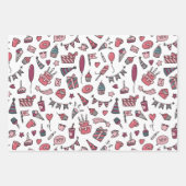 Stapel voor het invullen van driemaandelijkse vell inpakpapier vel (Voorkant)