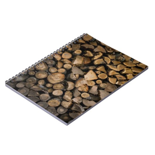 Stapel vuurhout notitieboek (Linkerzijde)