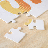 Stapel wafels bedekt met aardbeien legpuzzel (Zijkant)
