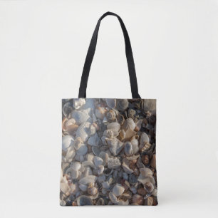 stapel zeeschelpen tote bag