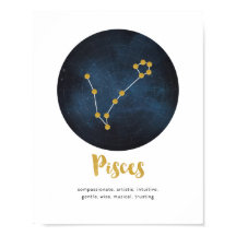Stapelafdruk pisces