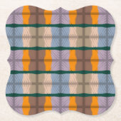 Stapelbaar spiegelend sensationeel patroon kartonnen onderzetters (Voorkant)