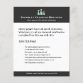 Stapelbak voor thuisreiniging met flesje flyer (Voorkant)