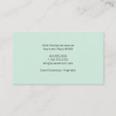 Stapelbalk Visitekaartje (Achterkant)