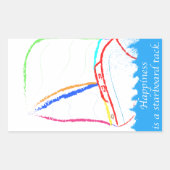 Stapelband Rechthoekige Sticker (Voorkant)