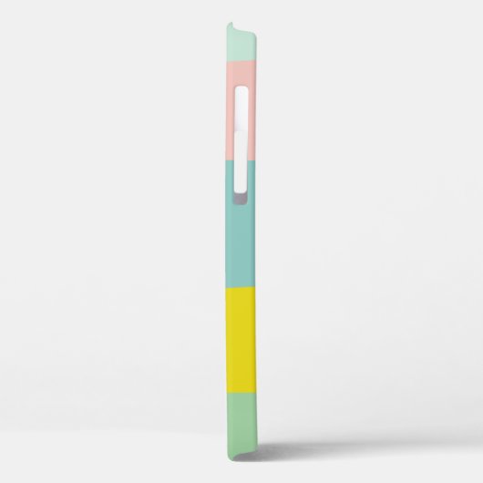 Stapelbandkleuren in kleine pastels Case-Mate iPhone case (Achterkant / Links)