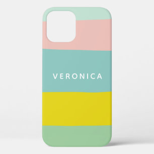 Stapelbandkleuren in kleine pastels Case-Mate iPhone case