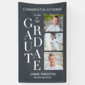 Stapelbare KLEURENBanner voor Afstuderen Spandoek (Verticaal)