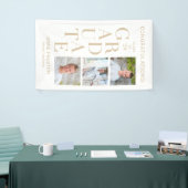 Stapelbare KLEURENBanner voor Afstuderen Spandoek (Beurs)