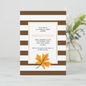 Stapelbladeren en strepen, repetitief diner voor d kaart (Staand voorkant)