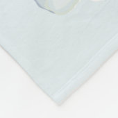 Stapelbloemen en vlinderbloemen fleece deken (Hoek)