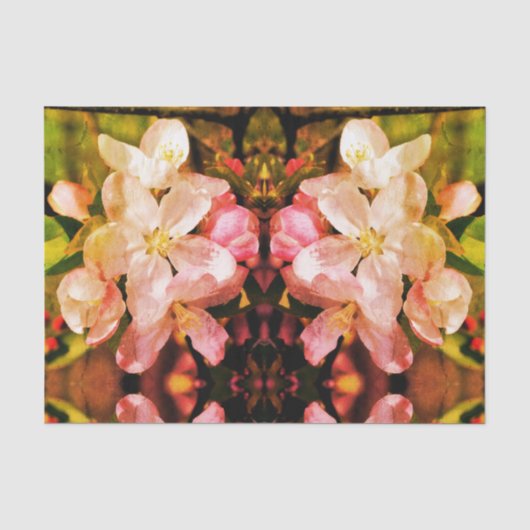 Stapelbloesems Shabby-ontbinding Tissuepapier (Voorkant)