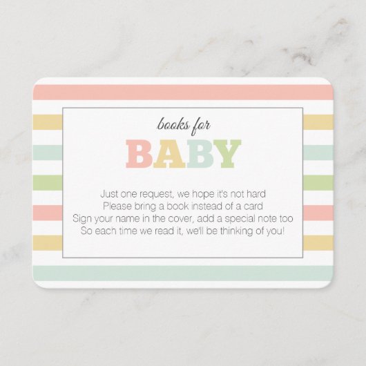 Stapelboeken voor baby, neutrale kleuren informatiekaartje (Voorkant)