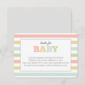 Stapelboeken voor baby, neutrale kleuren informatiekaartje (Voorkant / Achterkant)