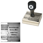 Stapelboekvormig ontwerp Houden Stamp Rubberstempel (Gestempeld)