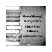 Stapelboekvormig ontwerp Houden Stamp Rubberstempel (Afrduk)