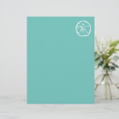 Stapelbriefpapier voor strandstralen van zand doll (Staand voorkant)