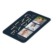 Stapelde Charm Afstuderen kondiging Magnet Magneet (Linkerzijde)