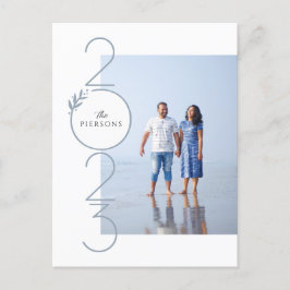 Stapelde datum nieuwe jaren Briefkaart Verticaal