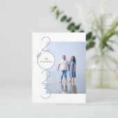 Stapelde datum nieuwe jaren Briefkaart Verticaal (Staand voorkant)