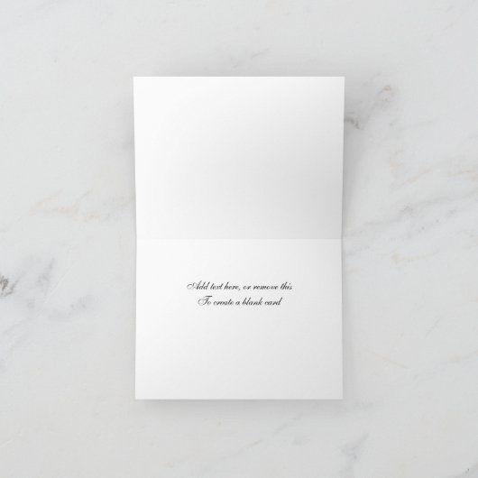 Stapelde gevlekte kerstcadeautjes feestdagen kaart (Binnen)