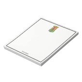 Stapelde gevlekte kerstcadeautjes notitieblok (Linkerzijde)