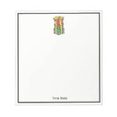 Stapelde gevlekte kerstcadeautjes notitieblok (Voorkant)