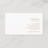 Stapeldecorator voor interieurontwerp visitekaartje (Achterkant)