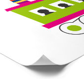 Stapeldiertrein Poster (Hoek)