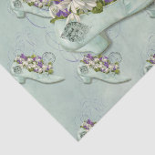 Stapelemvrouw van de Parijse schoenenbloem Tissuepapier (Detail)